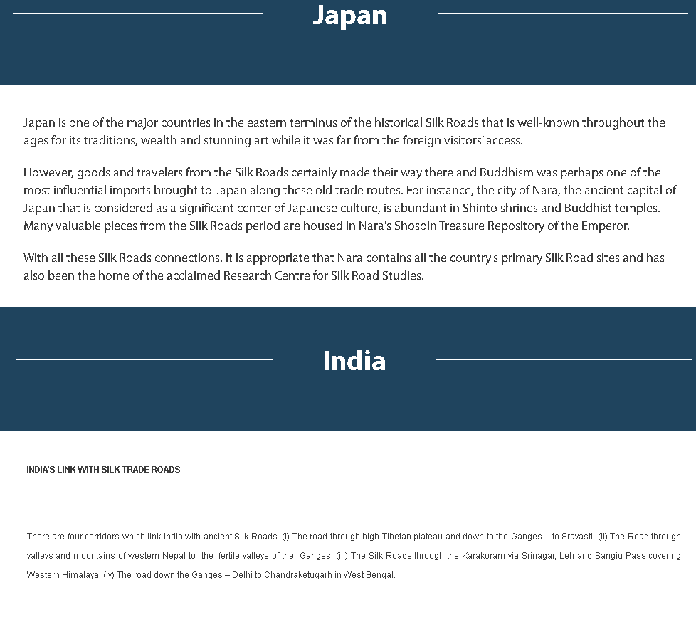This is a screenshot from UNESCO's website about India and Japan's friendship.